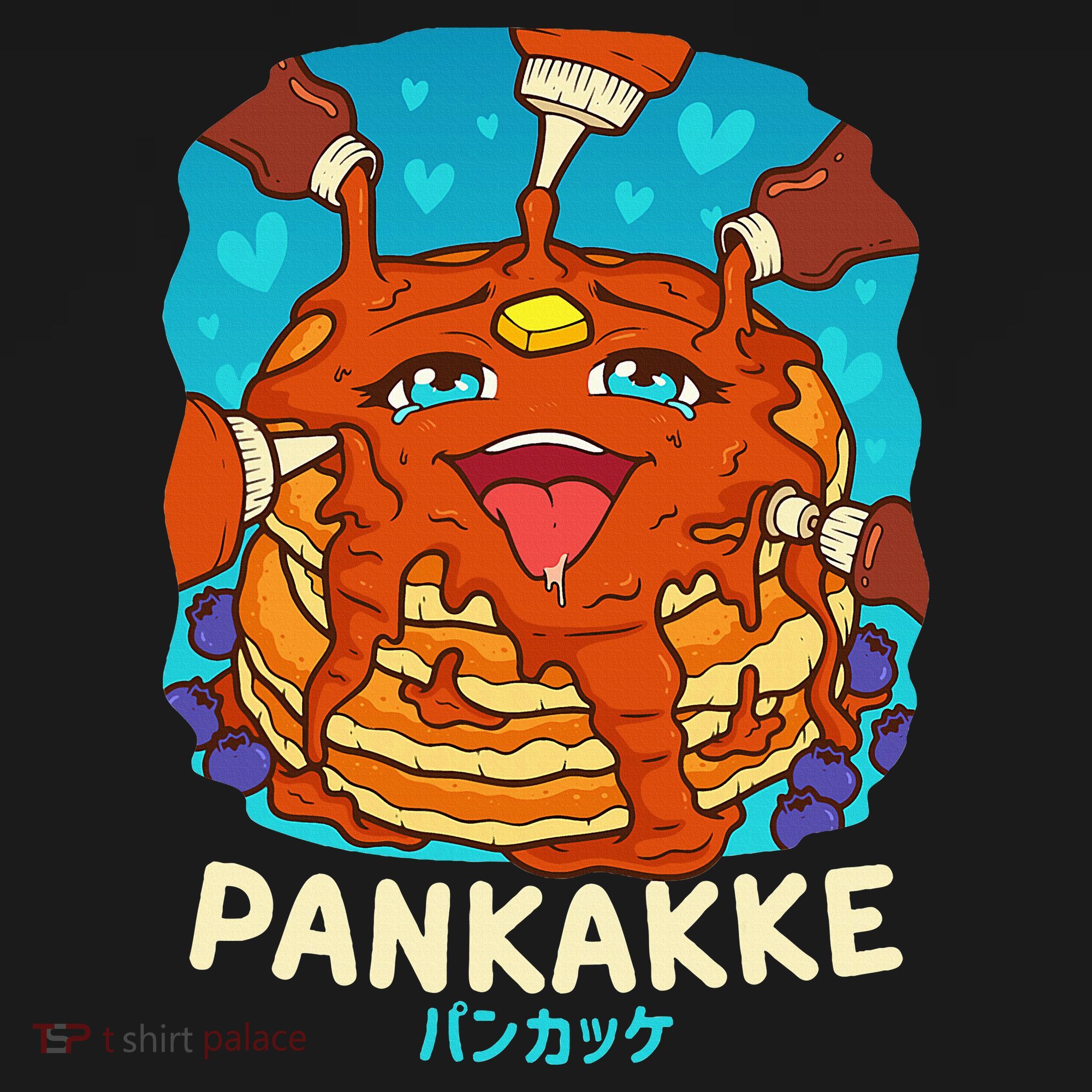 Funny Naughty Foodie Pun Kawaii Pankakke Japanese Pancake Long Sleeve Shirt