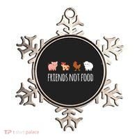 Friends Not Food Vegetarian Vegan Ornament thumb 0