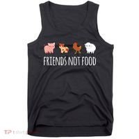 Friends Not Food Vegetarian Vegan Tank Top thumb 0