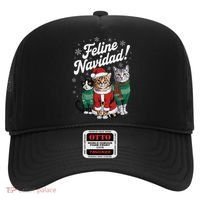 Feline Navidad Funny Cat Christmas Holiday Xmas Santa Hat Hat thumb 0