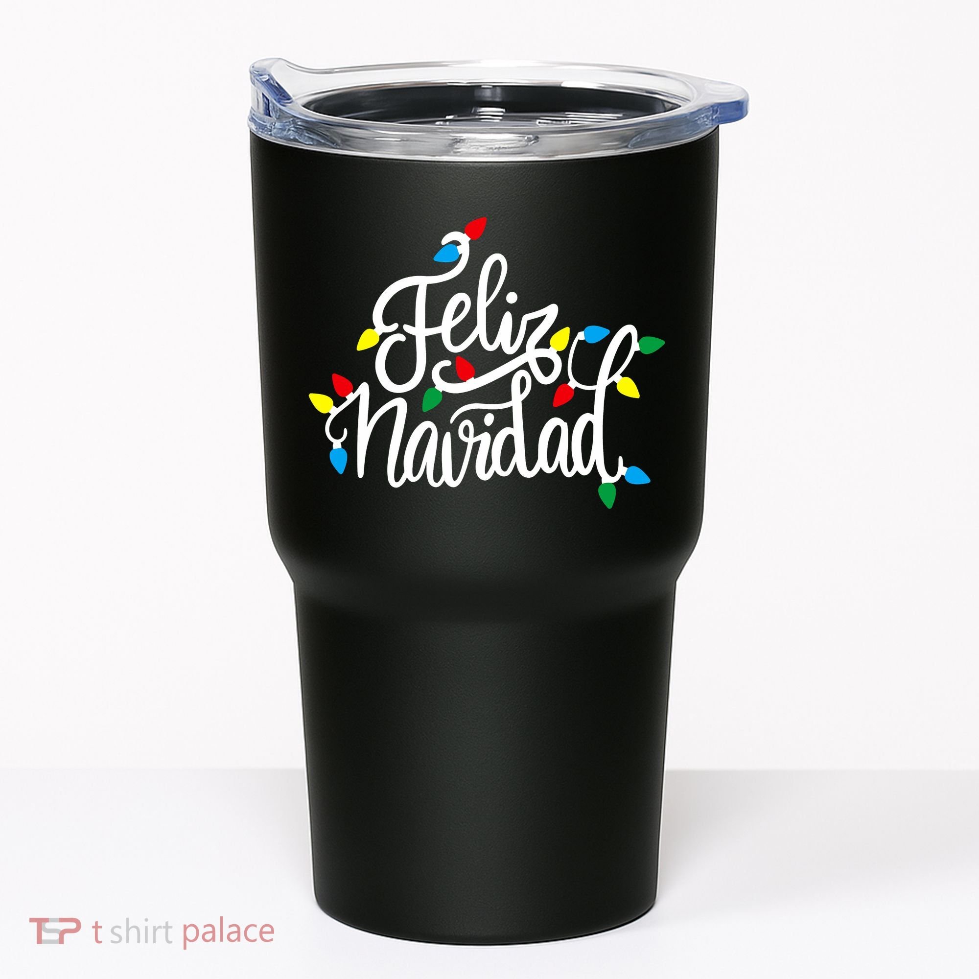 Feliz Navidad Funny Christmas Light Family Group Tumbler