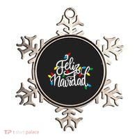 Feliz Navidad Funny Christmas Light Family Group Ornament thumb 0