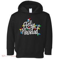 Feliz Navidad Funny Christmas Light Family Group Toddler Hoodie thumb 0