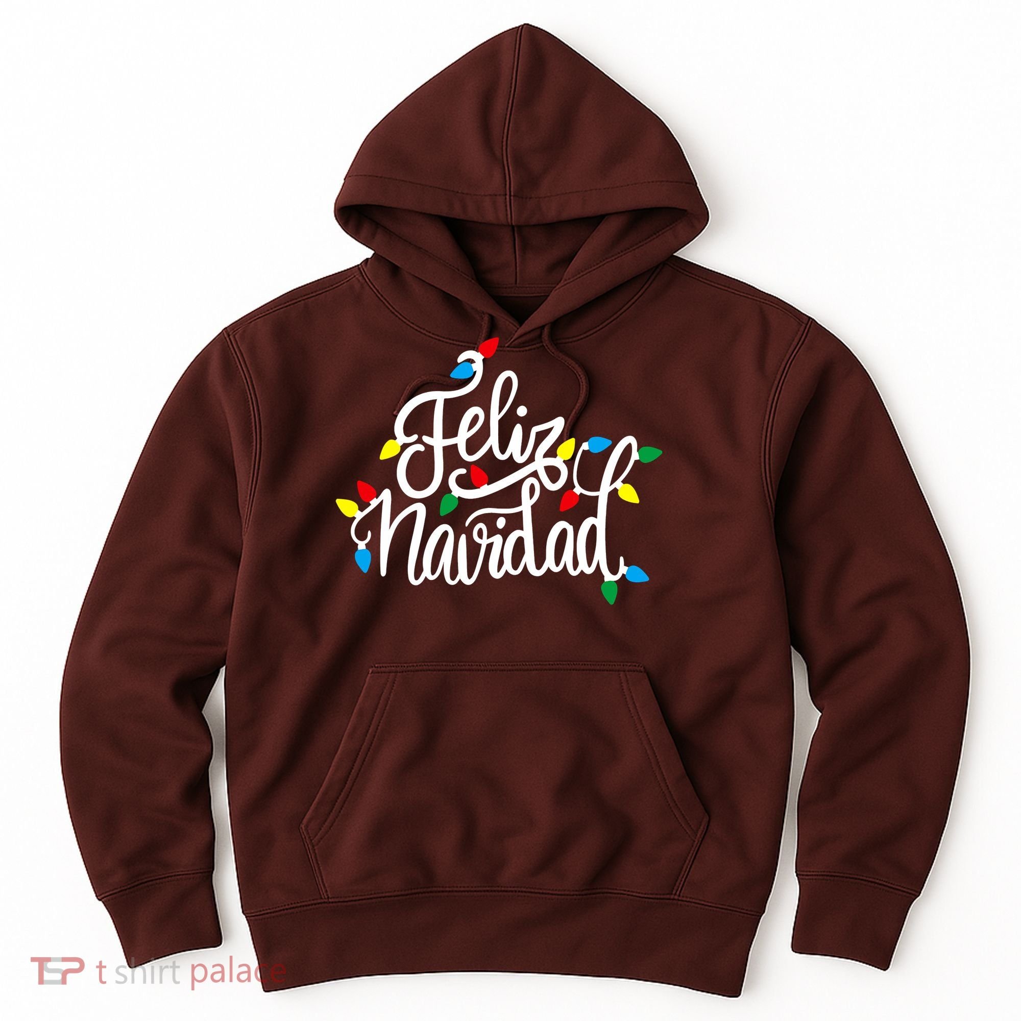 Feliz Navidad Funny Christmas Light Family Group Hoodie
