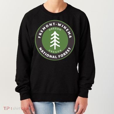 Fremontwinema National Forest Oregon Or Tree Badge Gift Women's Sweatshirt