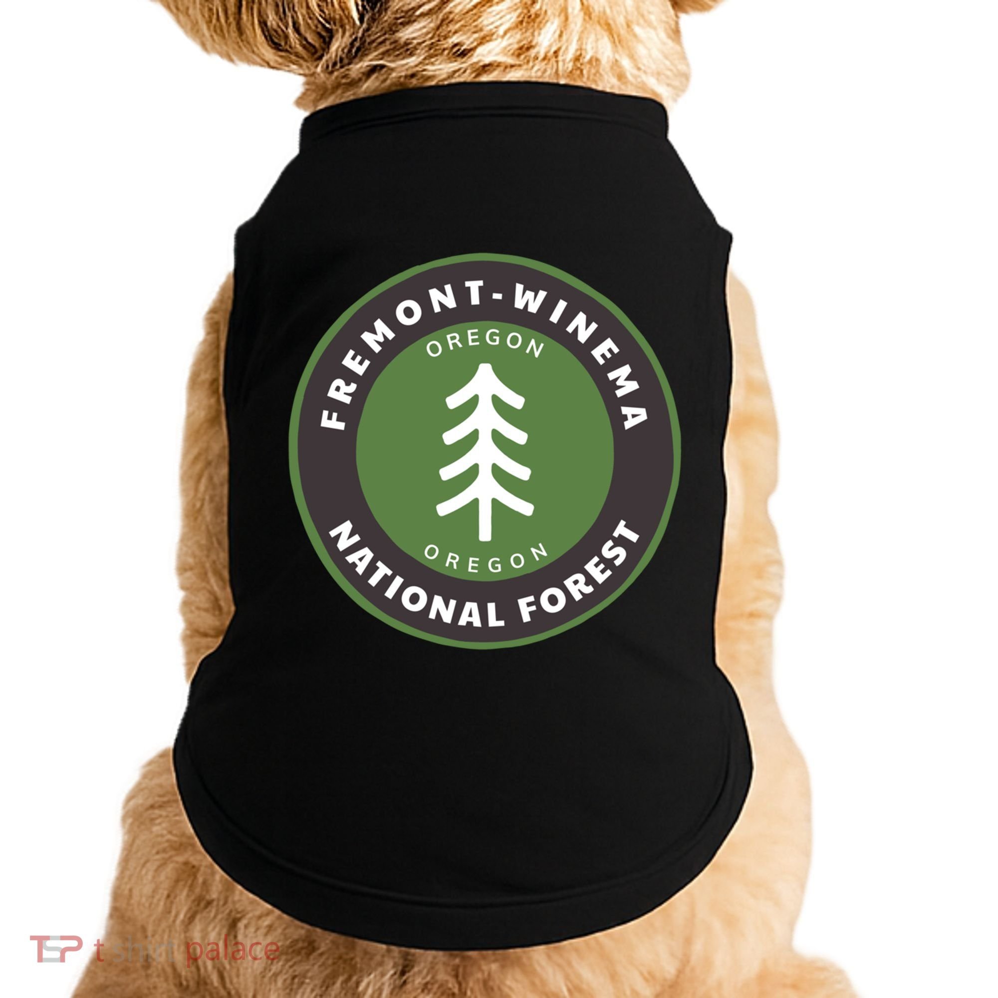 Fremontwinema National Forest Oregon Or Tree Badge Gift Doggie Tank