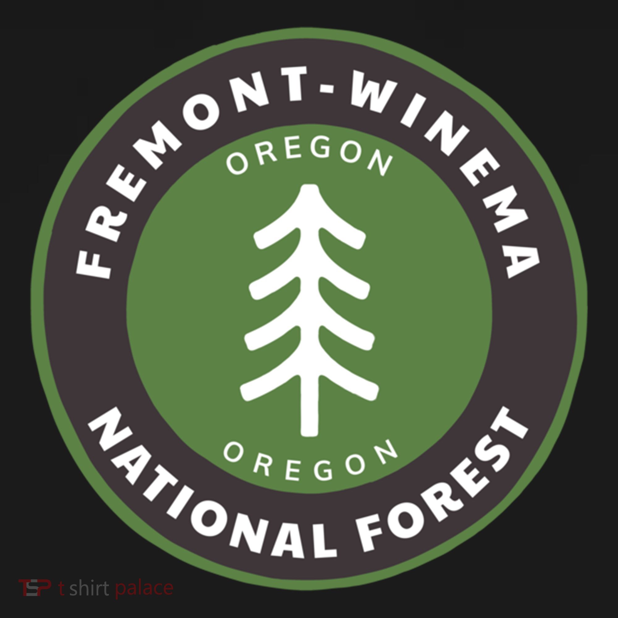 Fremontwinema National Forest Oregon Or Tree Badge Gift Backpack