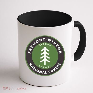 Fremontwinema National Forest Oregon Or Tree Badge Gift Coffee Mug back