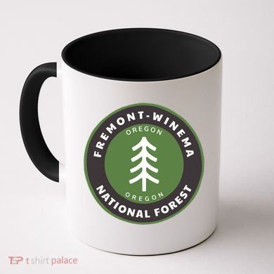 Fremontwinema National Forest Oregon Or Tree Badge Gift Coffee Mug