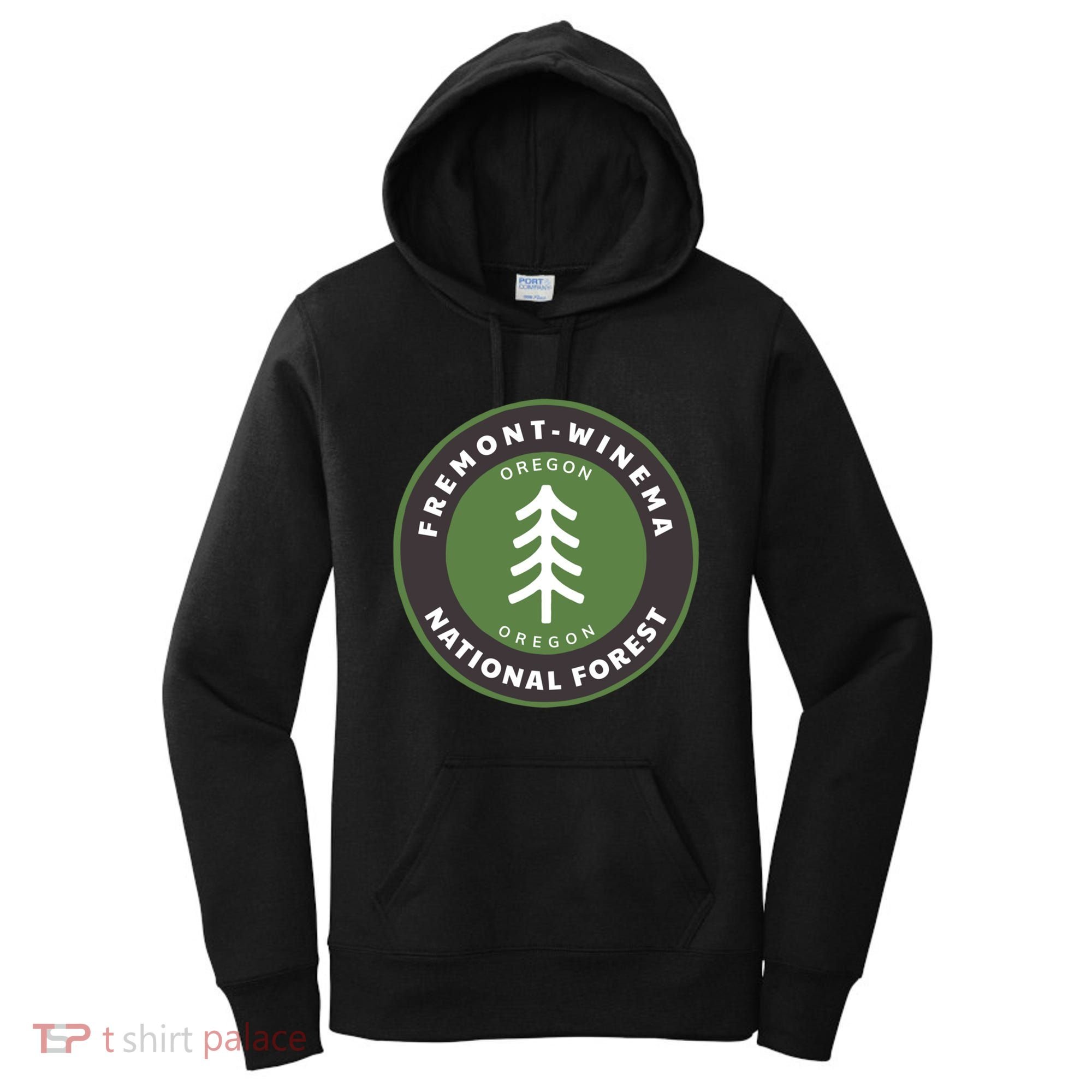 Fremontwinema National Forest Oregon Or Tree Badge Gift Women's Hoodie