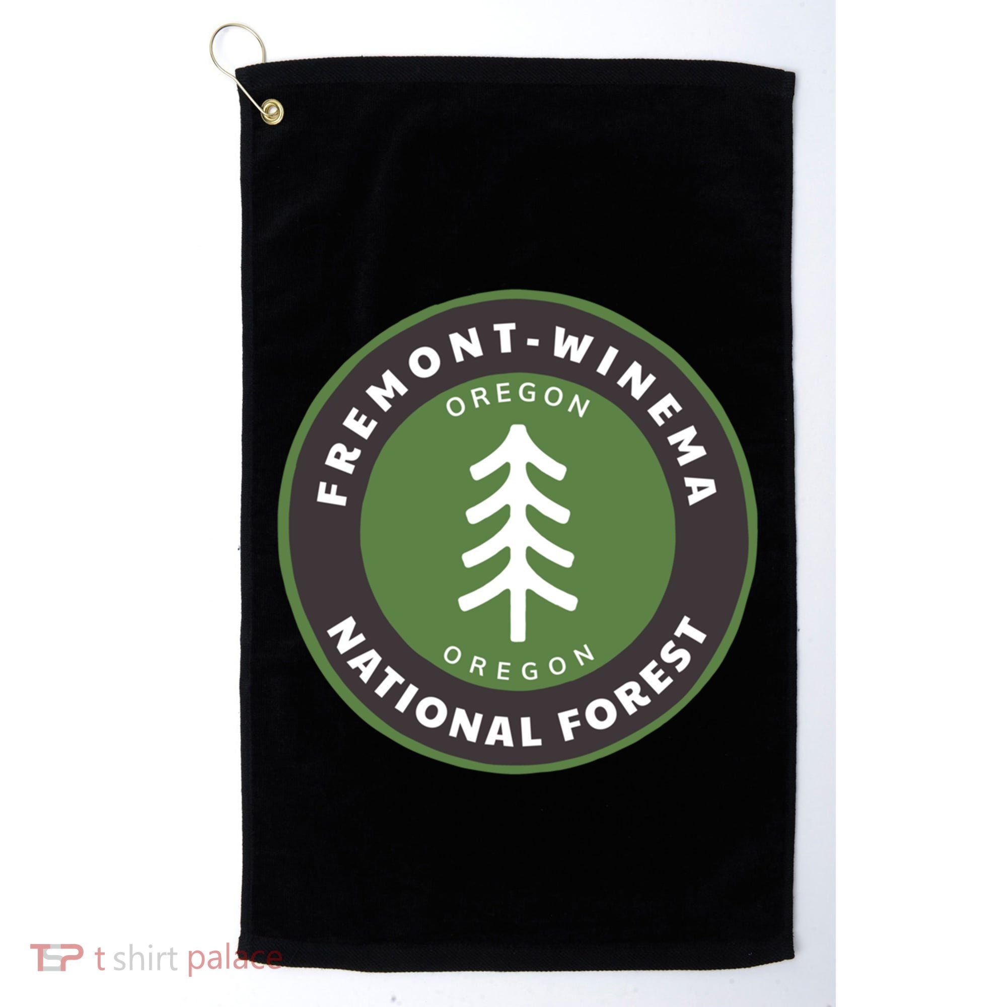 Fremontwinema National Forest Oregon Or Tree Badge Gift Golf Towel