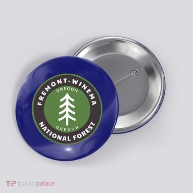 Fremontwinema National Forest Oregon Or Tree Badge Gift Button