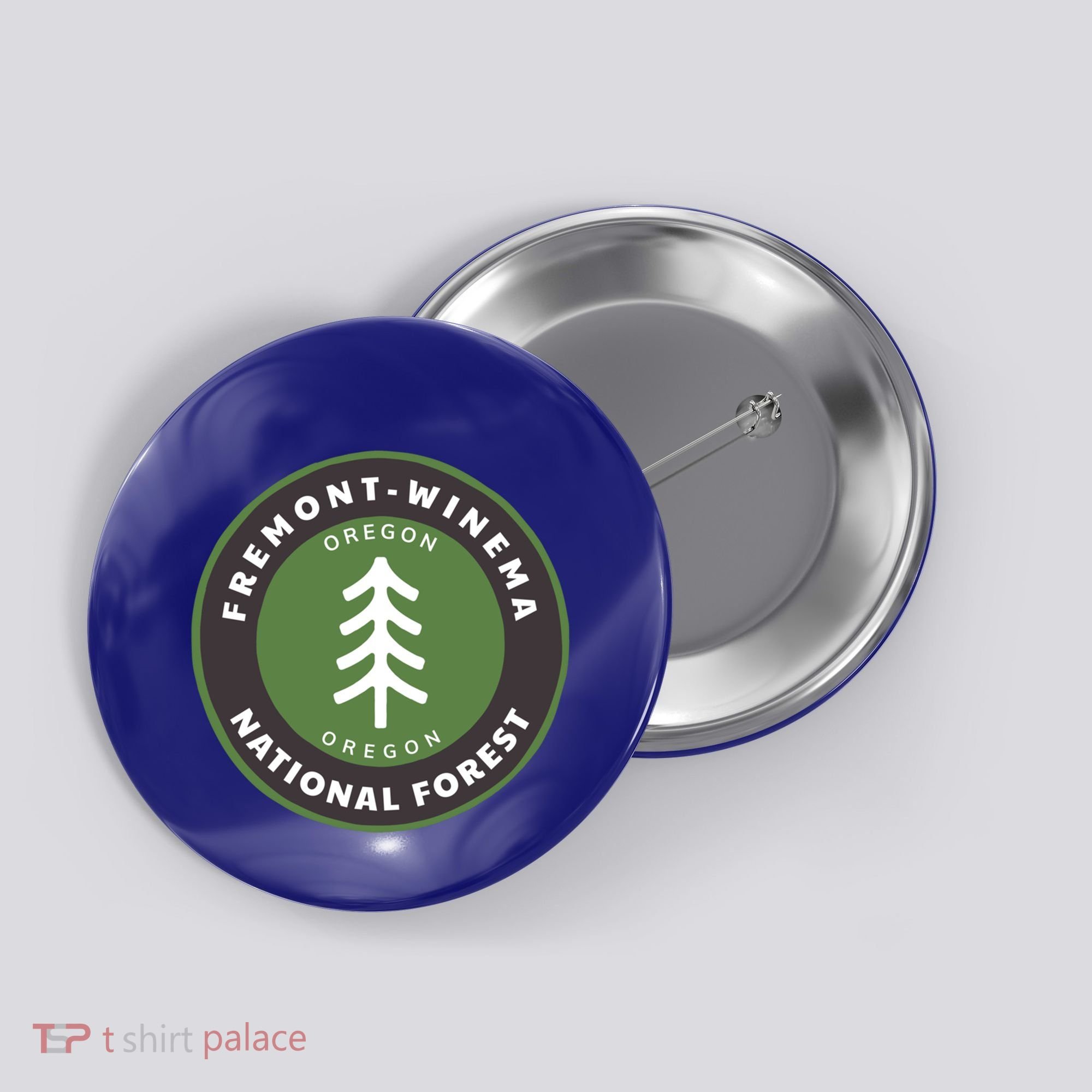 Fremontwinema National Forest Oregon Or Tree Badge Gift Button