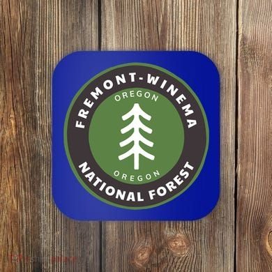 Fremontwinema National Forest Oregon Or Tree Badge Gift Coaster