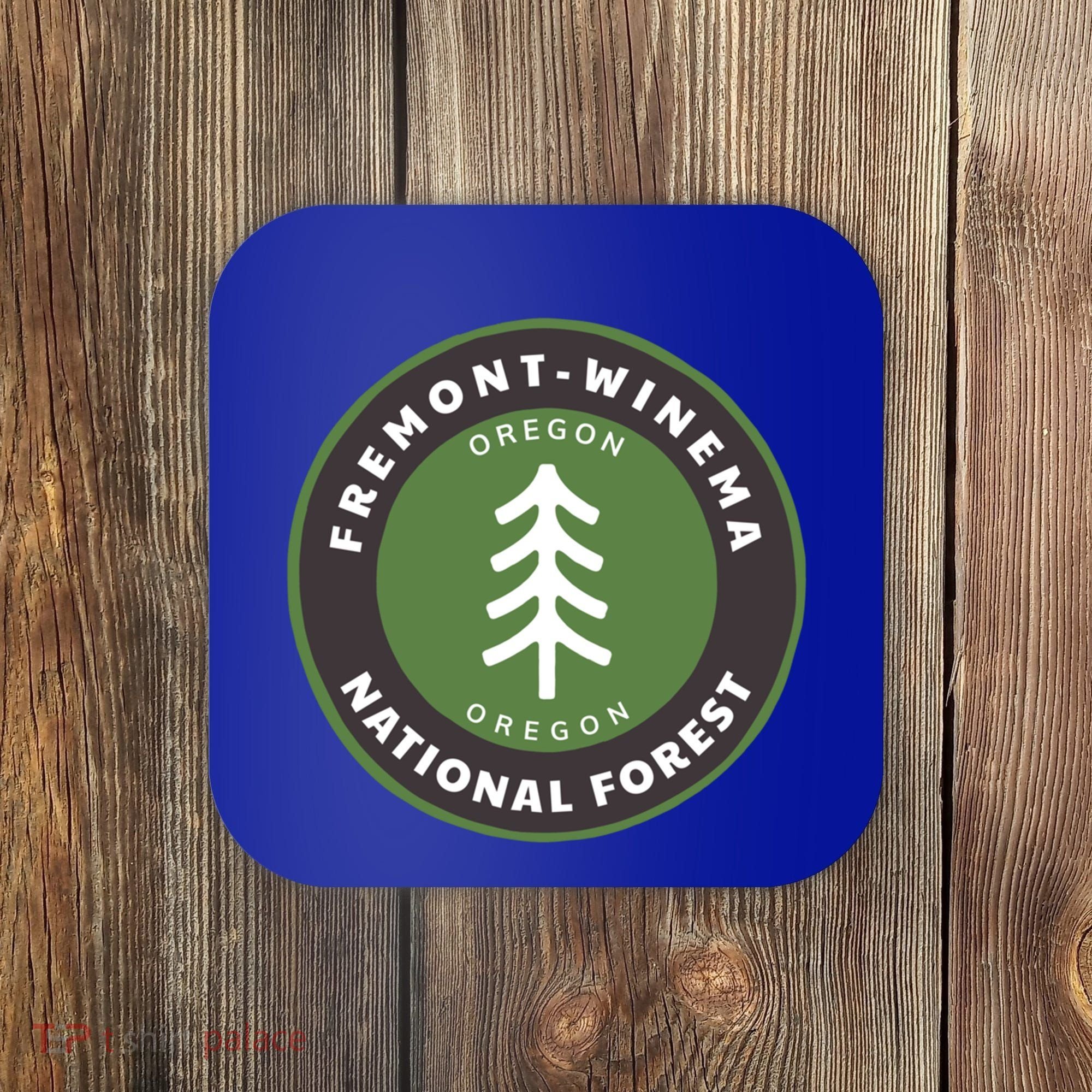 Fremontwinema National Forest Oregon Or Tree Badge Gift Coaster