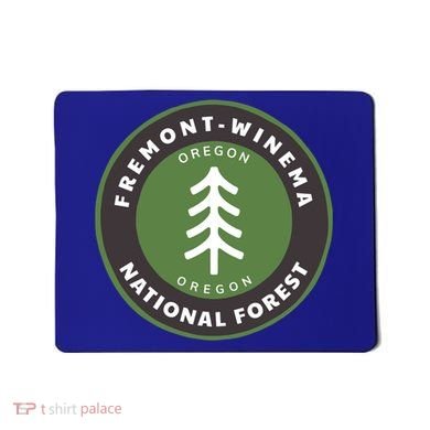Fremontwinema National Forest Oregon Or Tree Badge Gift Mousepad