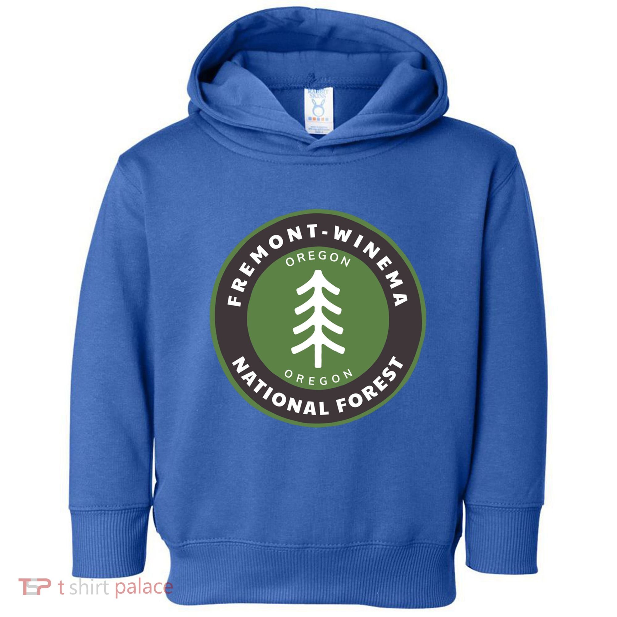Fremontwinema National Forest Oregon Or Tree Badge Gift Toddler Hoodie