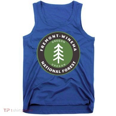 Fremontwinema National Forest Oregon Or Tree Badge Gift Tank Top