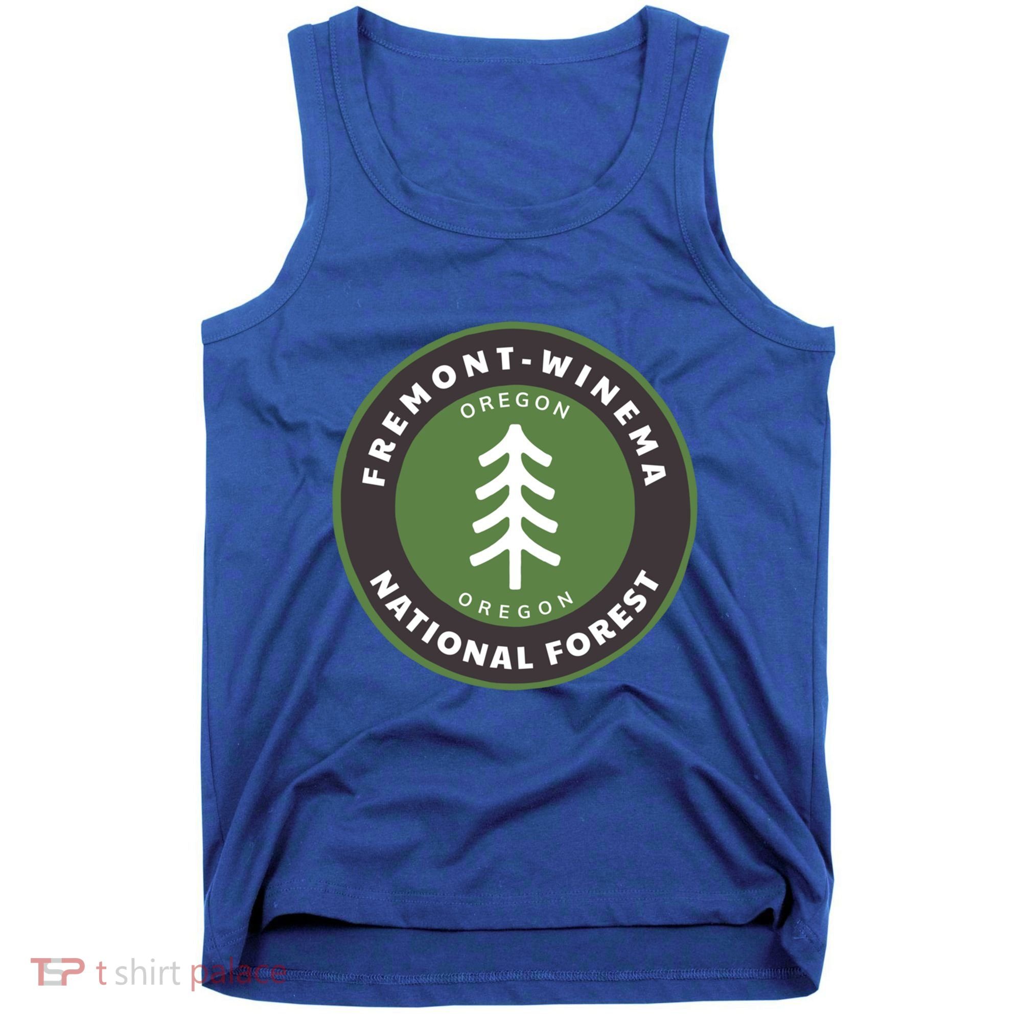 Fremontwinema National Forest Oregon Or Tree Badge Gift Tank Top