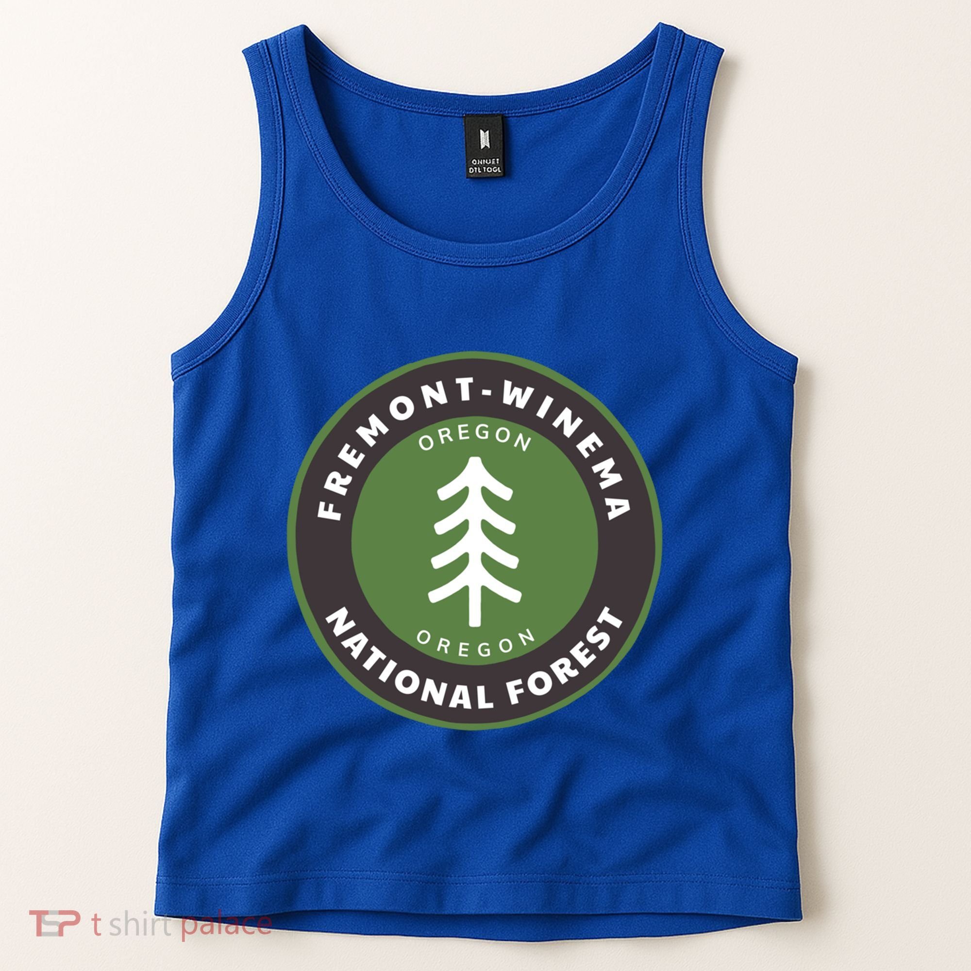 Fremontwinema National Forest Oregon Or Tree Badge Gift Tank Top