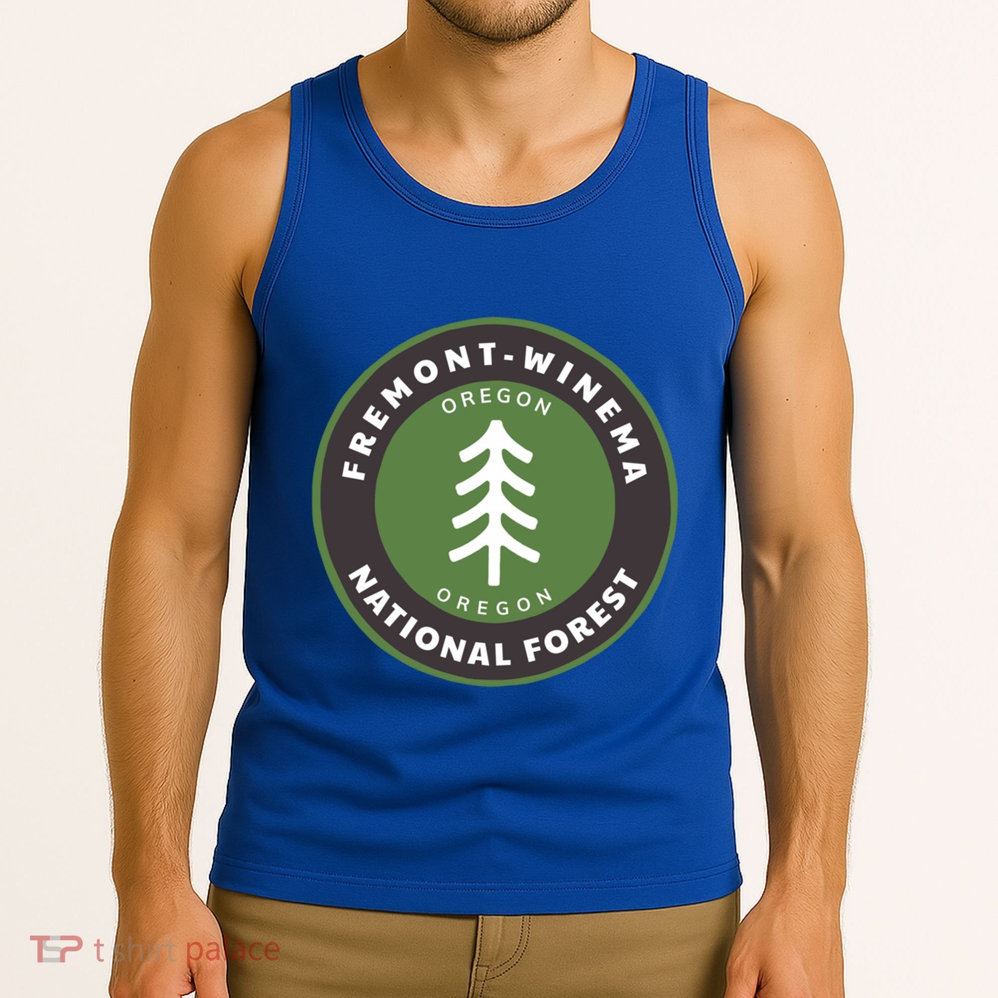 Fremontwinema National Forest Oregon Or Tree Badge Gift Tank Top