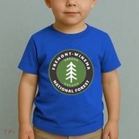 Fremontwinema National Forest Oregon Or Tree Badge Gift Toddler T-Shirt thumb 2