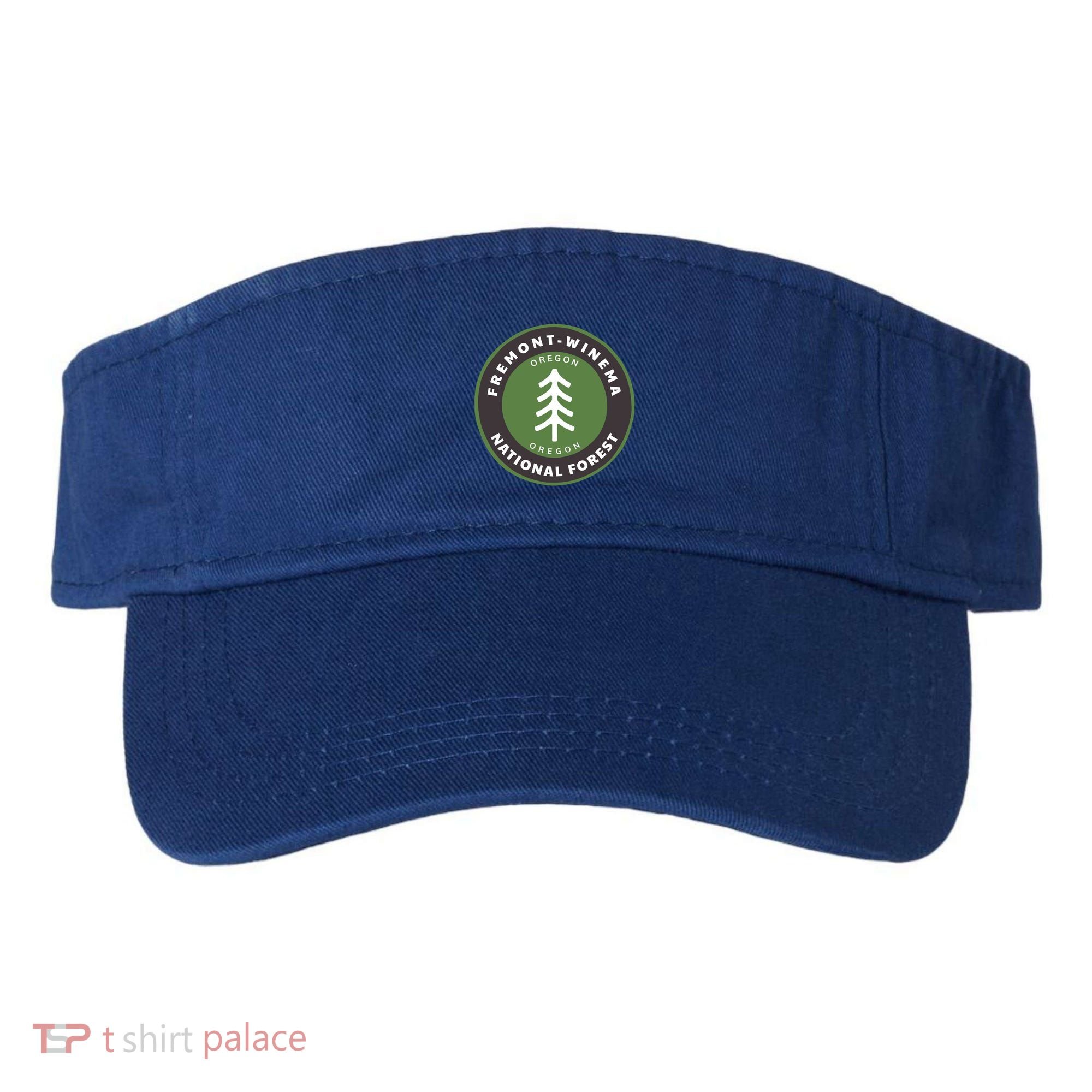 Fremontwinema National Forest Oregon Or Tree Badge Gift Visor