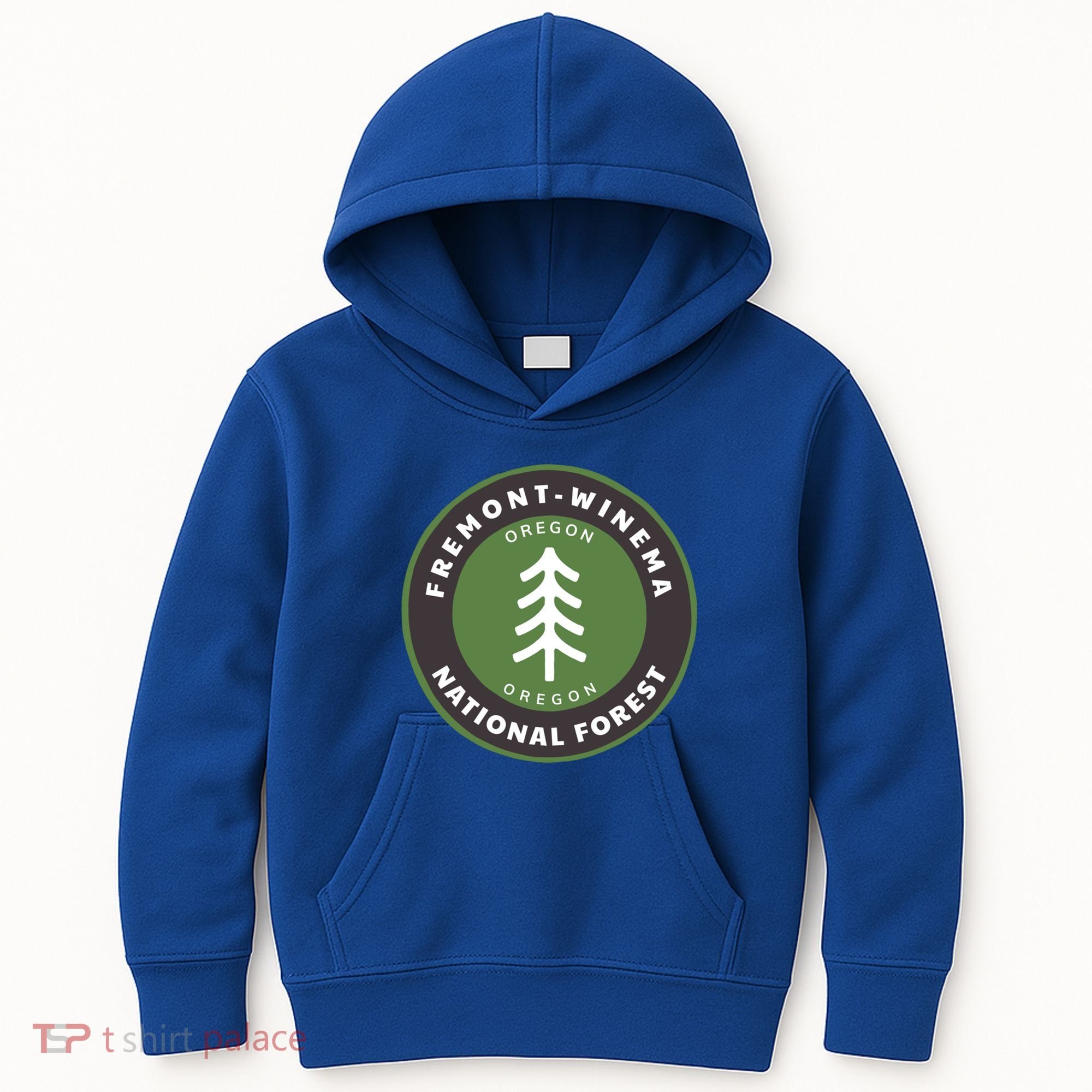Fremontwinema National Forest Oregon Or Tree Badge Gift Kids Hoodie