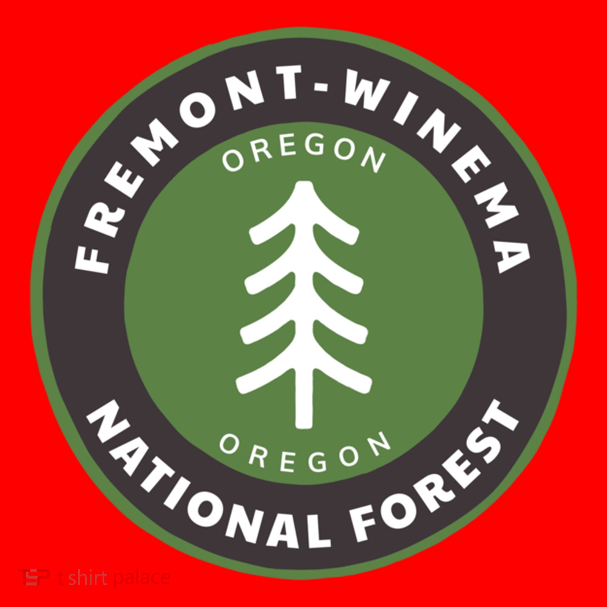 Fremontwinema National Forest Oregon Or Tree Badge Gift Santa Hat