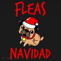 Fleas Navidad Funny Pug Christmas Gift Funny Gift Bucket Hat thumb 4
