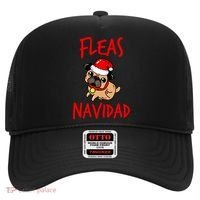 Fleas Navidad Funny Pug Christmas Gift Funny Gift Hat thumb 0