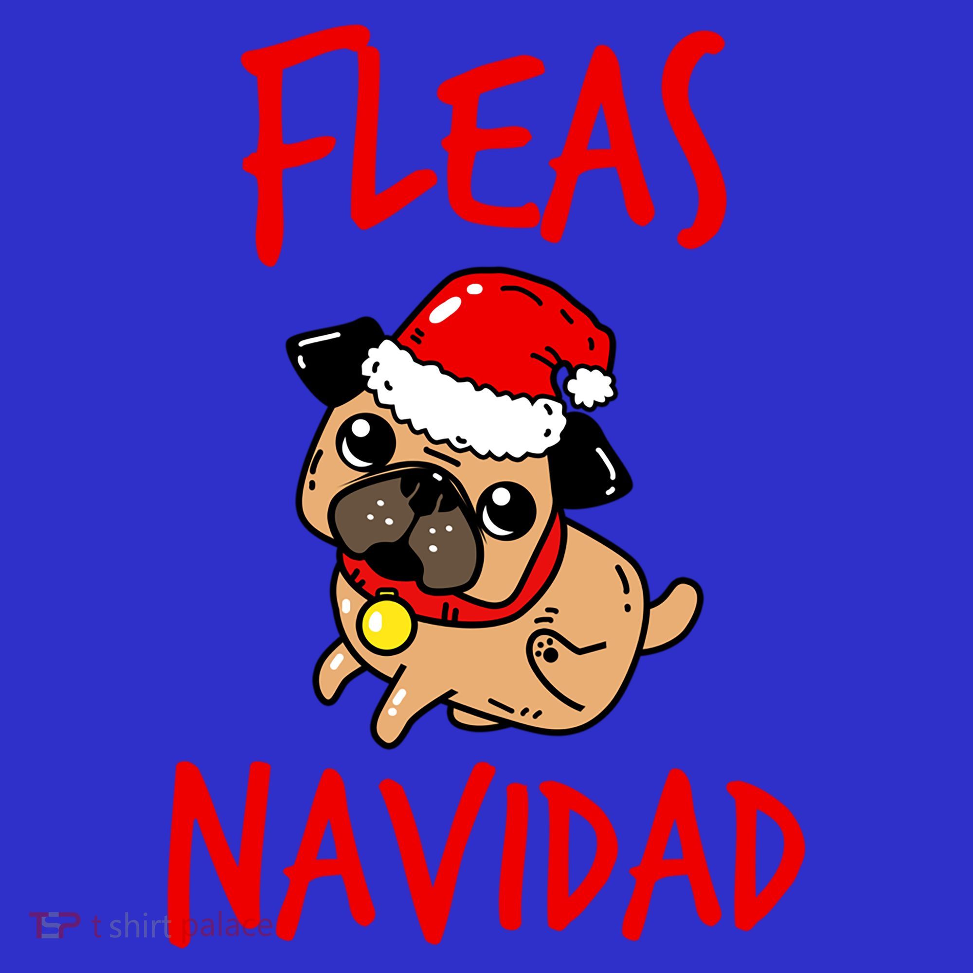 Fleas Navidad Funny Pug Christmas Gift Funny Gift Kids Sweatshirt