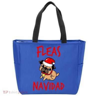 Fleas Navidad Funny Pug Christmas Gift Funny Gift Tote Bag