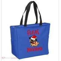 Fleas Navidad Funny Pug Christmas Gift Funny Gift Tote Bag thumb 2