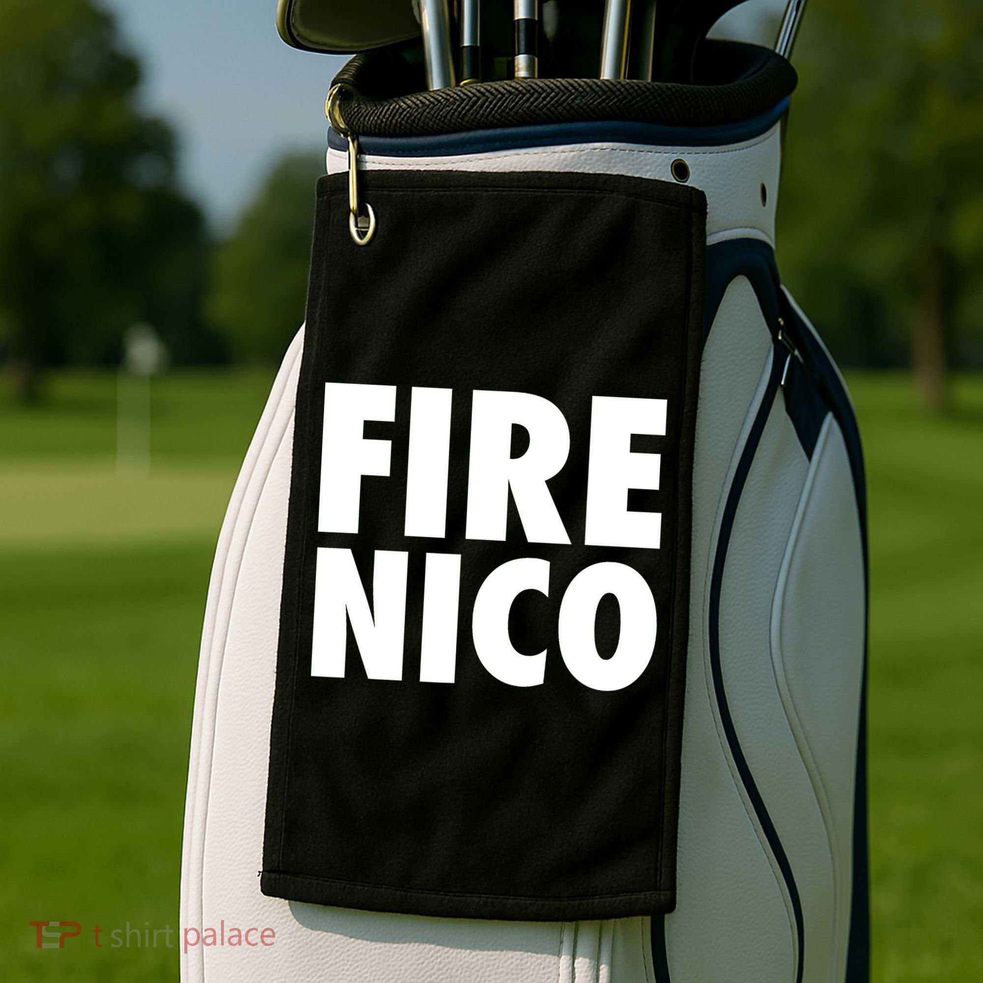 Fire Nico  Golf Towel