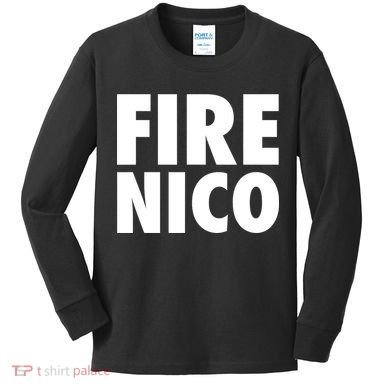 Fire Nico  Kids Long Sleeve Shirt