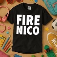 Fire Nico  Kids T-Shirt thumb 3