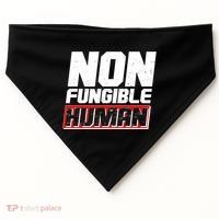 Funny Non Fungible Human NFT USA-Made Doggie Bandana thumb 0
