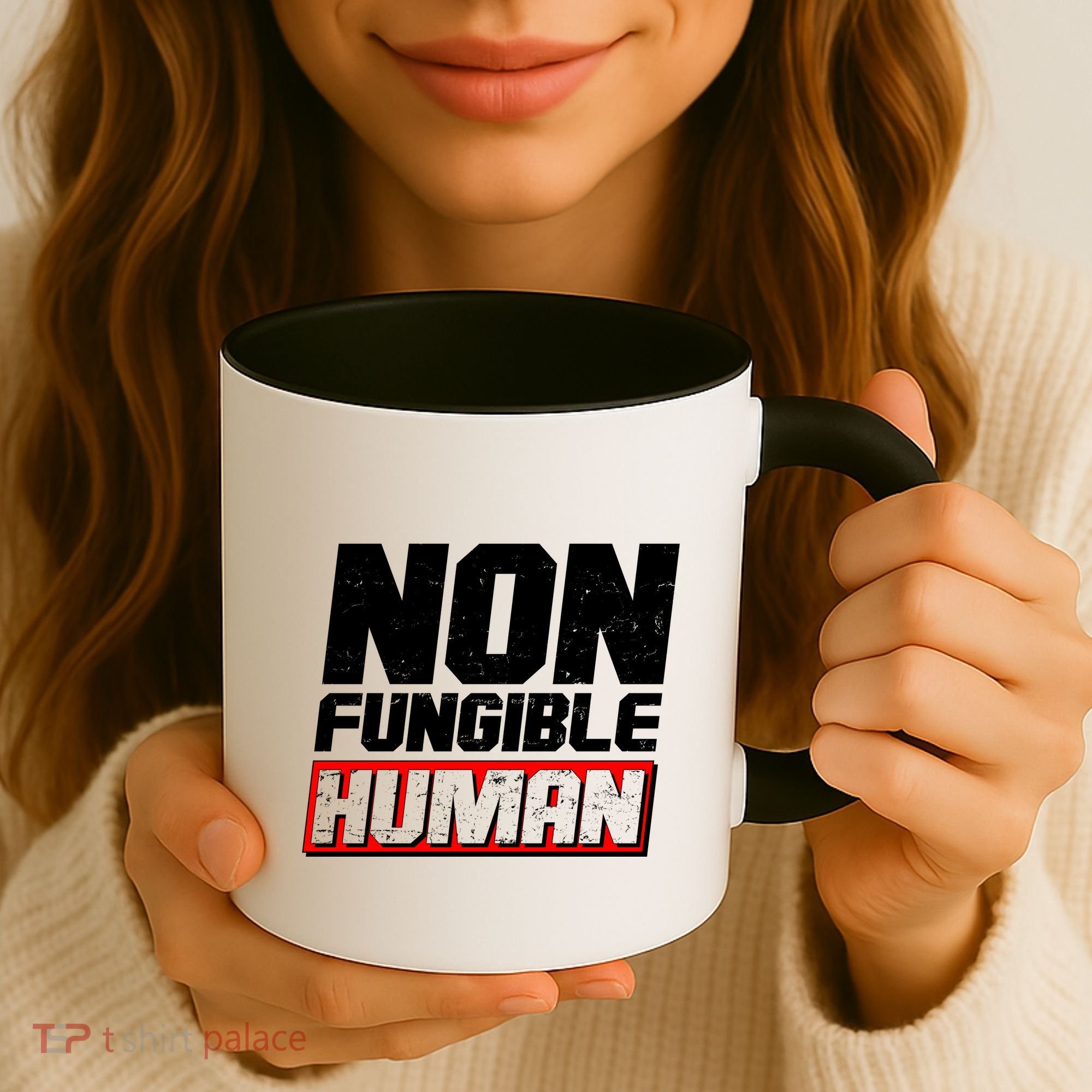 Funny Non Fungible Human NFT Coffee Mug