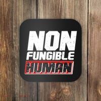 Funny Non Fungible Human NFT Coaster thumb 0