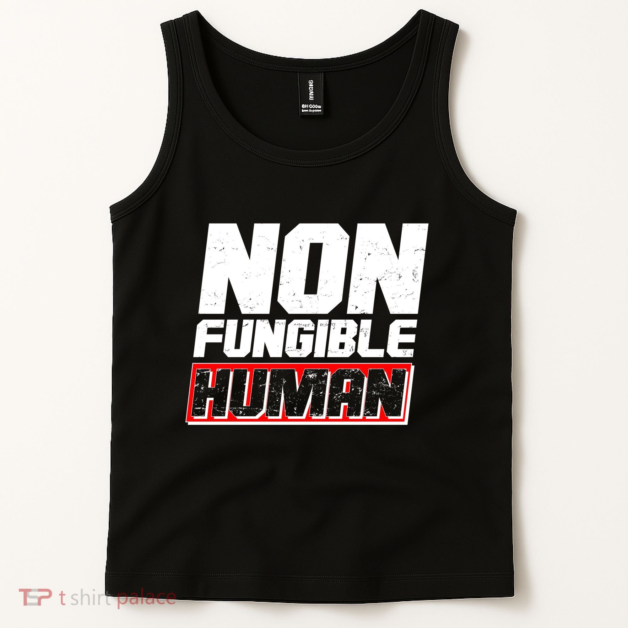 Funny Non Fungible Human NFT Tank Top
