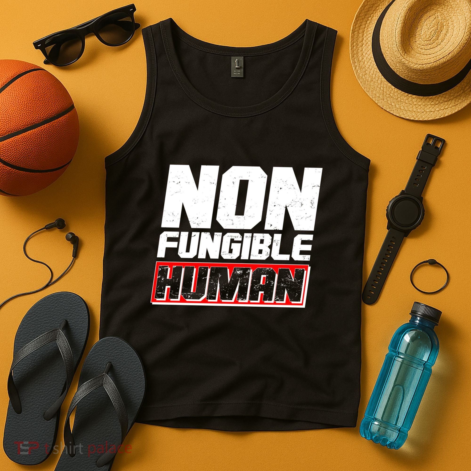 Funny Non Fungible Human NFT Tank Top