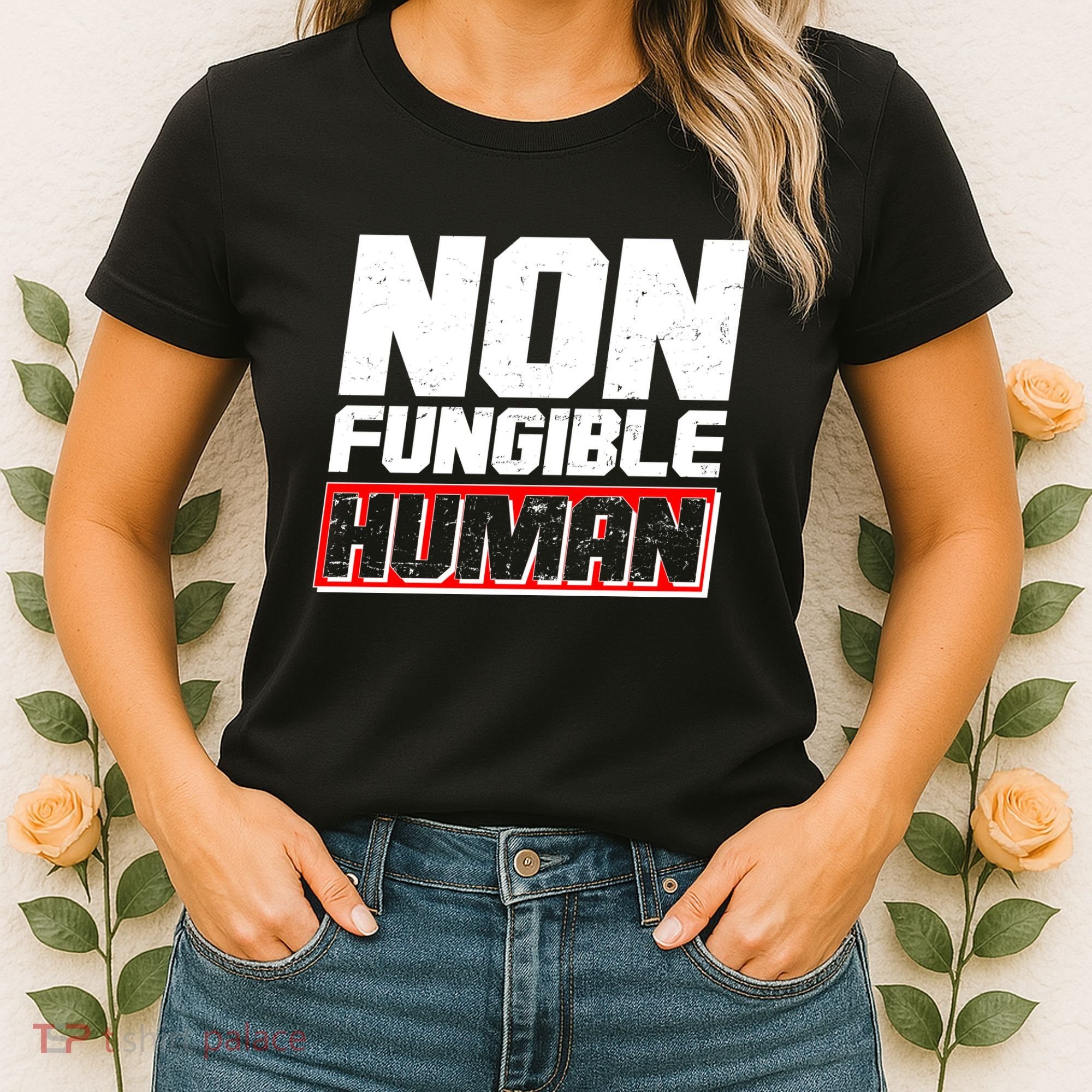 Funny Non Fungible Human NFT Women's T-Shirt