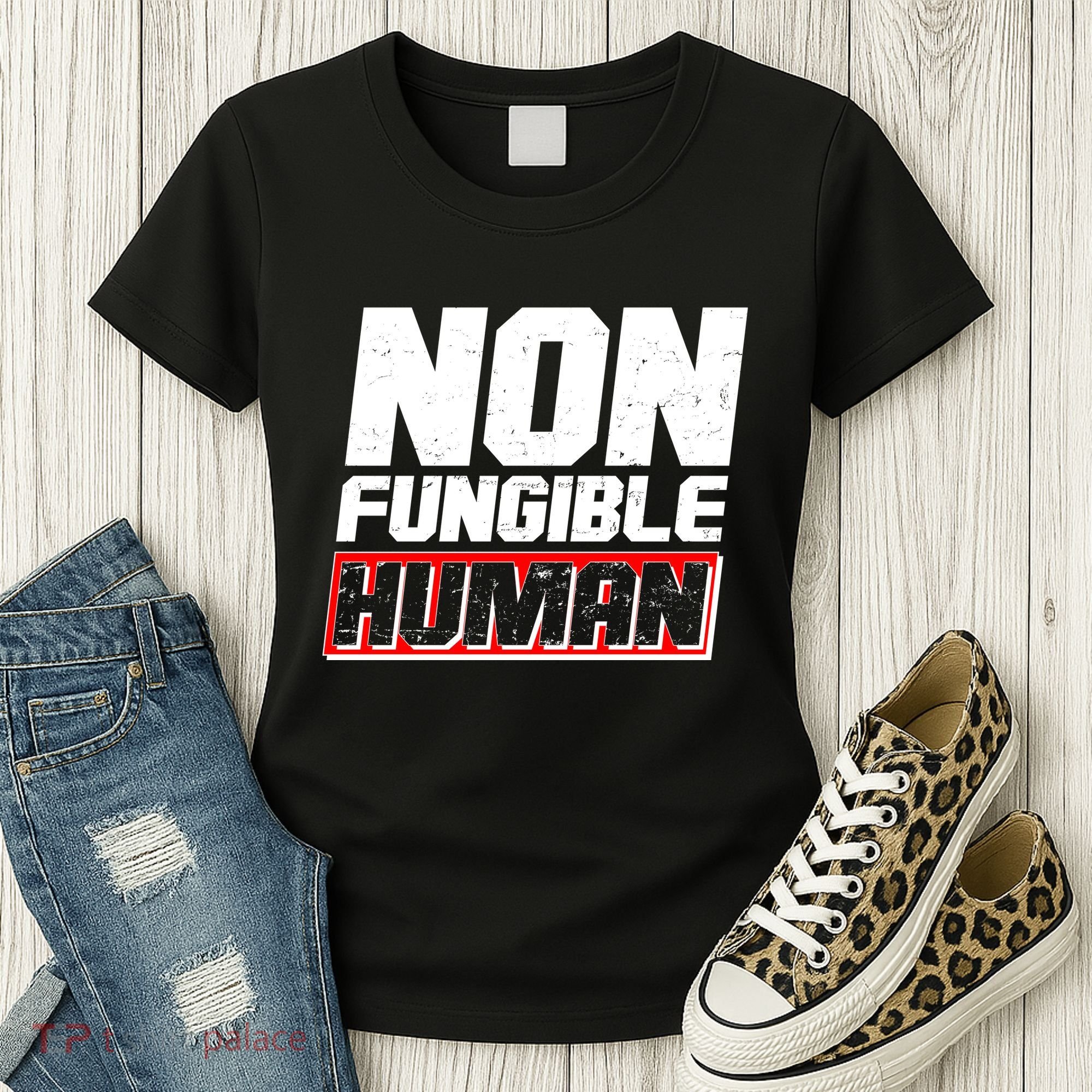 Funny Non Fungible Human NFT Women's T-Shirt