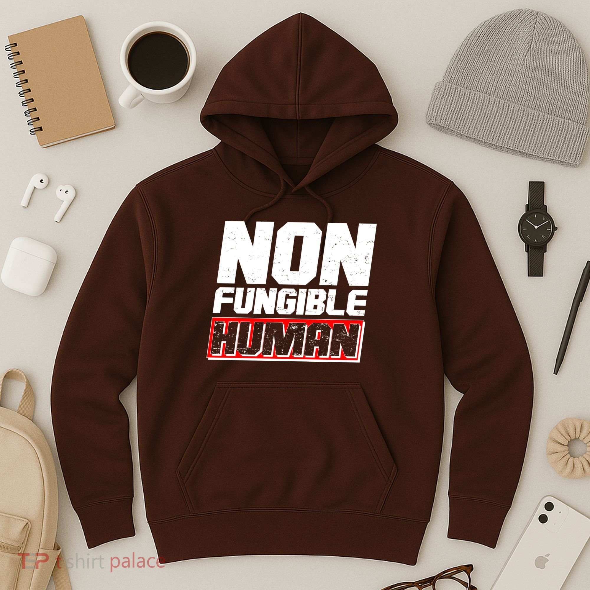 Funny Non Fungible Human NFT Hoodie