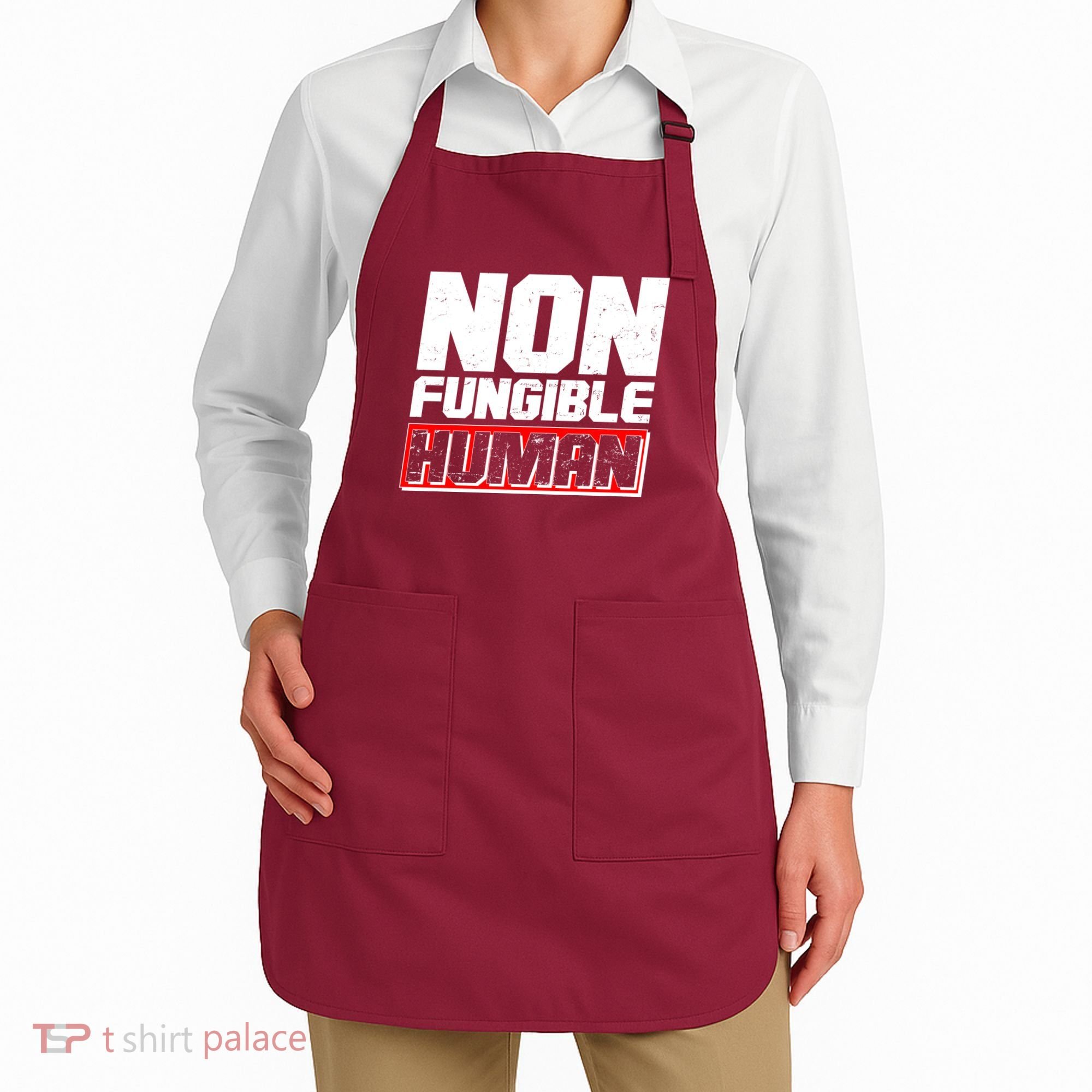 Funny Non Fungible Human NFT Apron