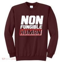 Funny Non Fungible Human NFT Sweatshirt thumb 0