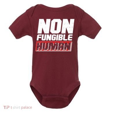 Funny Non Fungible Human NFT Baby Bodysuit