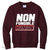 Funny Non Fungible Human NFT Kids Sweatshirt thumb 0