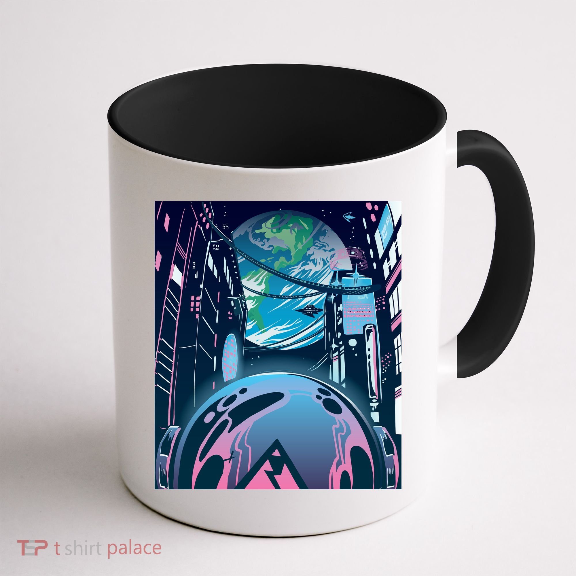 Futuristic Neon Future Coffee Mug